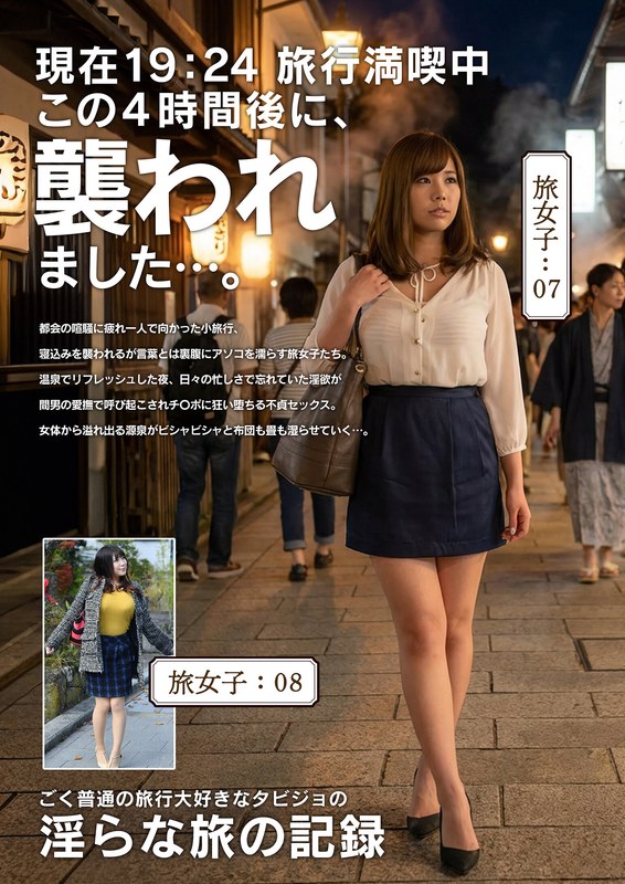 【h_1454jksr63004】｜淫らな旅の記録19:24この4時間後に、〇われました…。